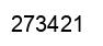 Number 273421 black image