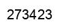 Number 273423 black image