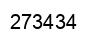 Number 273434 black image