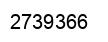 Number 2739366 black image