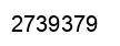 Number 2739379 black image