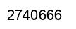 Número 2740666 imagen negro