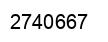 Número 2740667 imagen negro