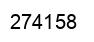 Number 274158 black image