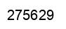 Number 275629 black image