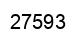 Number 27593 black image