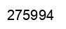 Number 275994 black image