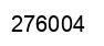 Number 276004 black image