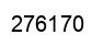 Número 276170 imagen negro