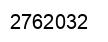 Number 2762032 black image