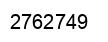 Number 2762749 black image