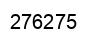 Number 276275 black image