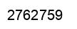 Number 2762759 black image