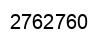 Number 2762760 black image
