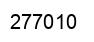 Number 277010 black image