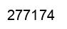 Number 277174 black image