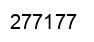 Number 277177 black image