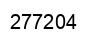 Number 277204 black image