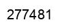 Number 277481 black image