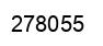 Number 278055 black image
