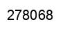Number 278068 black image