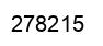 Number 278215 black image