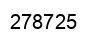 Number 278725 black image