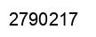 Número 2790217 imagen negro