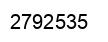 Número 2792535 imagen negro