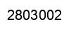 Number 2803002 black image