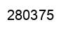 Number 280375 black image