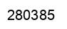 Número 280385 imagen negro
