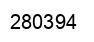 Number 280394 black image