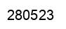 Number 280523 black image