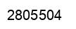 Number 2805504 black image