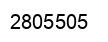 Number 2805505 black image