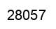 Number 28057 black image