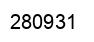 Number 280931 black image