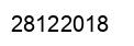 Number 28122018 black image