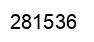 Number 281536 black image