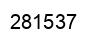 Number 281537 black image