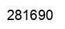 Number 281690 black image
