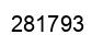 Number 281793 black image