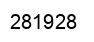 Number 281928 black image