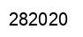 Number 282020 black image