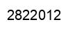 Número 2822012 imagen negro