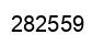 Número 282559 imagen negro