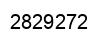Number 2829272 black image