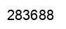 Number 283688 black image