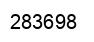 Número 283698 imagen negro